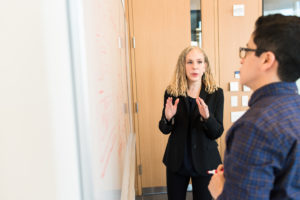 new professional being mentored