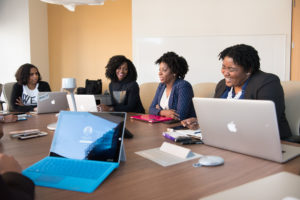 new professionals enjoying the process